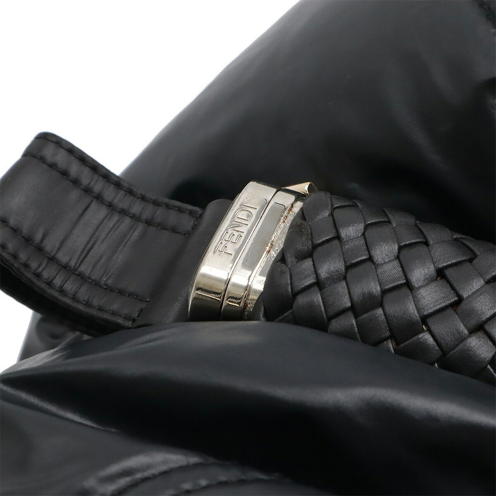 Fendi Spy Bag Handbag Tote Moncler Leather Black - Picture 5 of 10